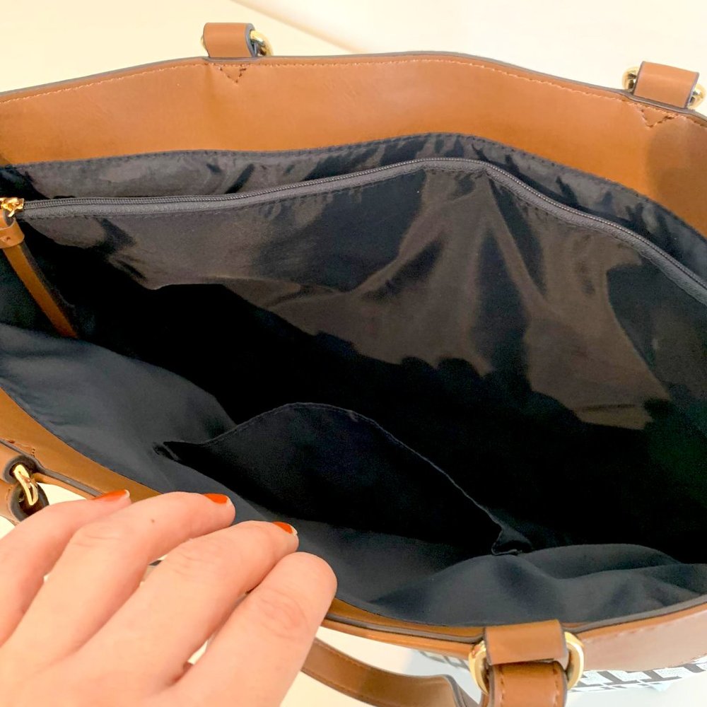 Tommy Hilfiger Shopper Purse W Pouch Shoulder Bag - Picture 5 of 7